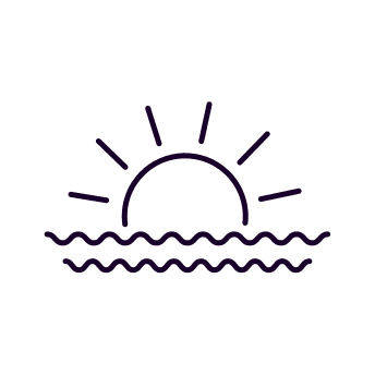 Ikon av soluppgång.