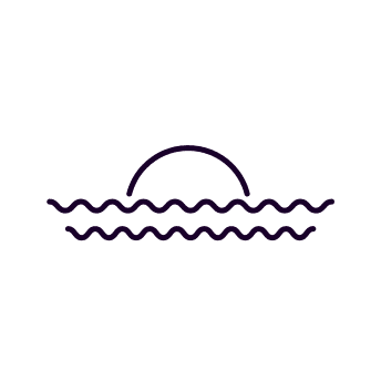 Ikon av solnedgång.